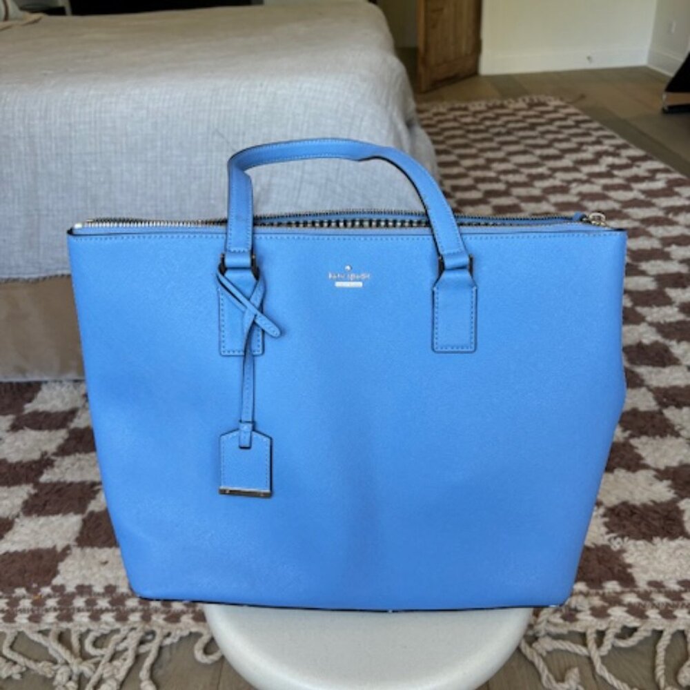 Kate Spade Blue Tote Bag